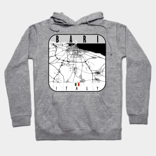 Bari Map Italy Hoodie